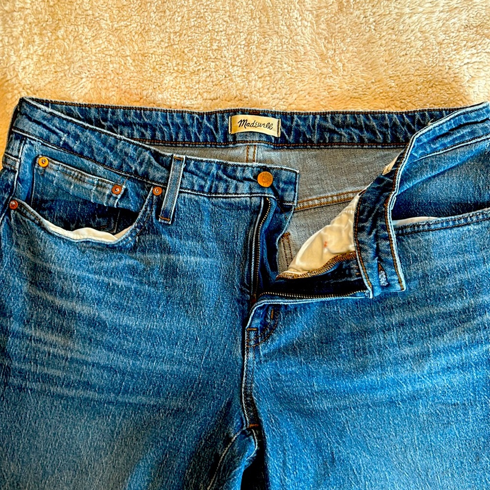Madewell Jeans. The Slim Boy Jean 16w
